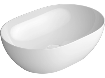 PURA 50X35 - Countertop oval single washbasin by GSI ceramica - view 2